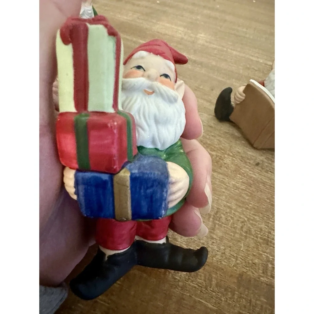 Vintage Set of 4 Homco Christmas Toymaker‎ Elves Pixies Figurines #5602